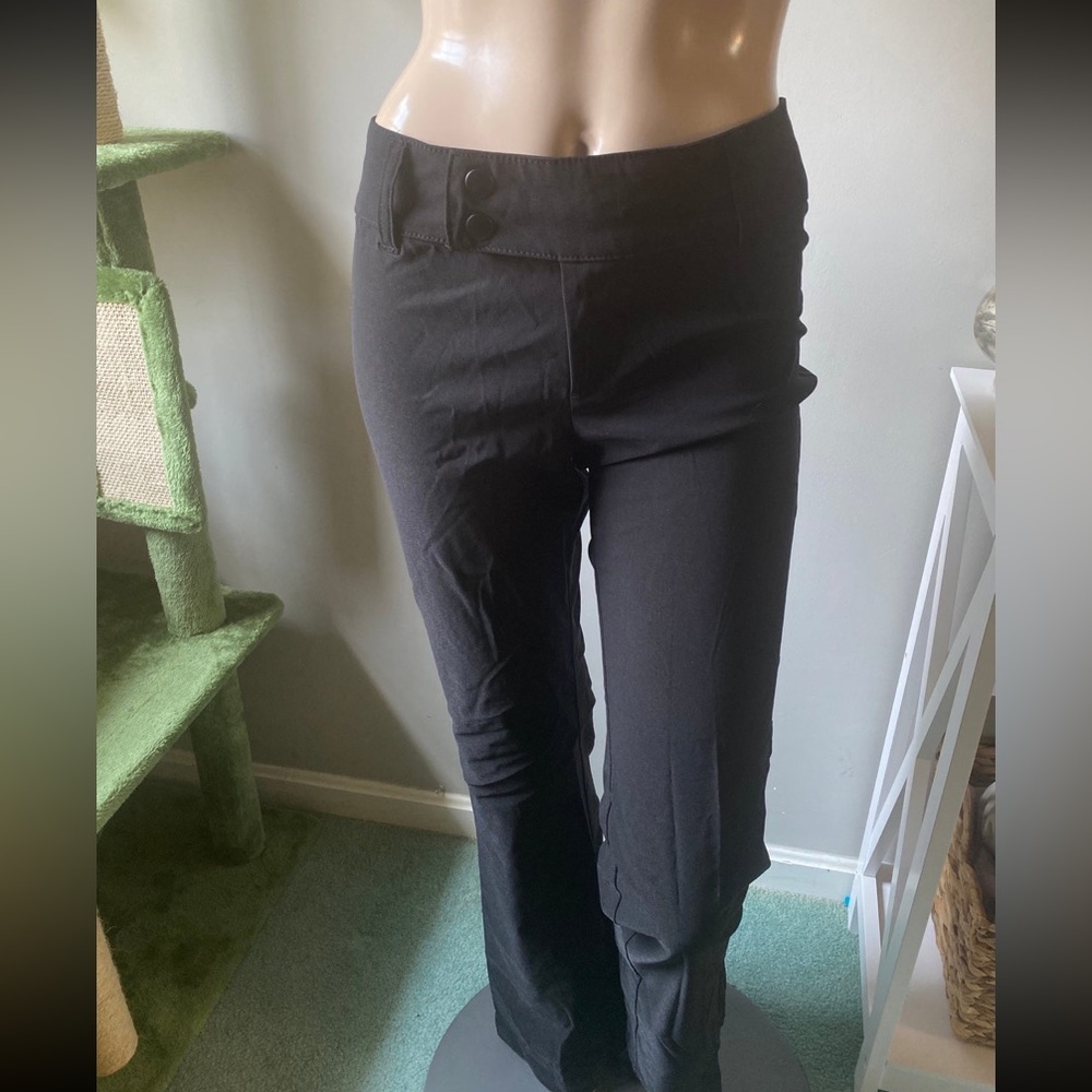 h&m y2k flared black pants